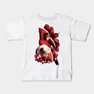 Northern Cardinal - Cardinalis Vanitas Kids T-Shirt